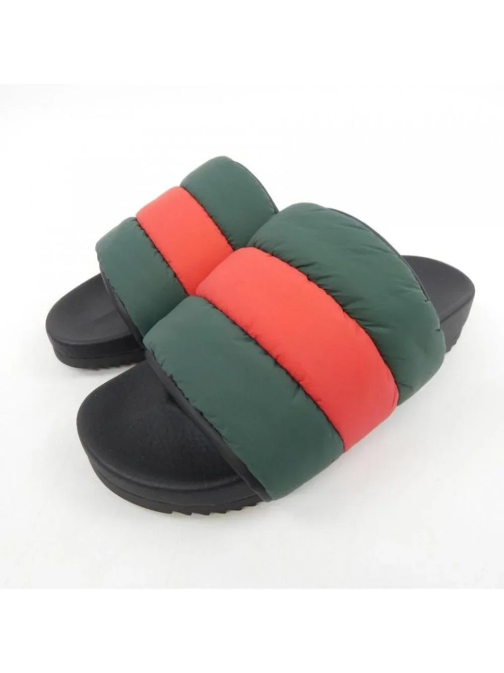 Gucci Padded Web Slide Sandals - Picture 3 of 6